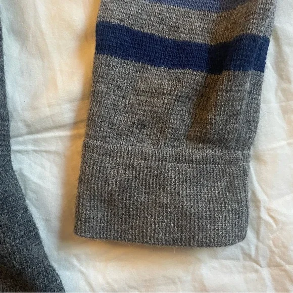 Cotopaxi Crew Neck Wool Gray and Blue Accent Men’s and Women’s Sweater - Picture 11 of 15